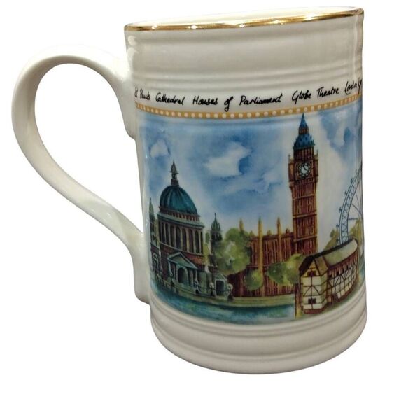Vintage London Panorama Large Tankard from Harrods - Picture 10 of 16